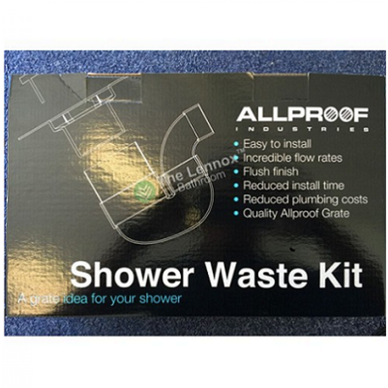Allproof Kit Shower Waste Tile SQ80mm